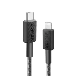 322-usb-c-to-lightning-black-500x500 Anker 322 3ft Nylon Braided USB-C to Lightning Cable